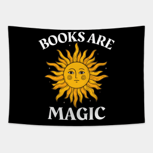 Books Are Magic Tapestry