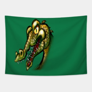 Crocodile Smile Tapestry