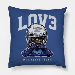 Damar Hamlin Buffalo LOV3 Pillow