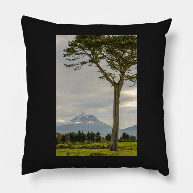 Taranaki 3 Pillow by fotoWerner