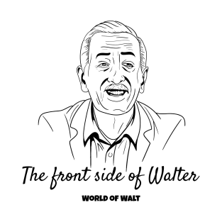 The front side of Walter - double sided T-Shirt