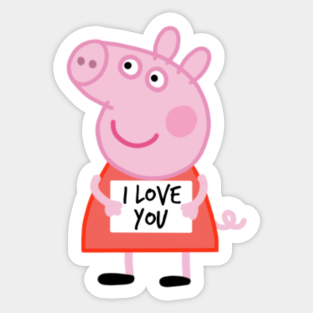 Peppa Pig Toys Stickers Teepublic