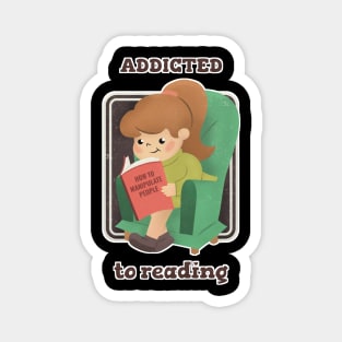 addicted to reading Magnet