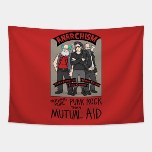 Anarchism (color on red) Tapestry