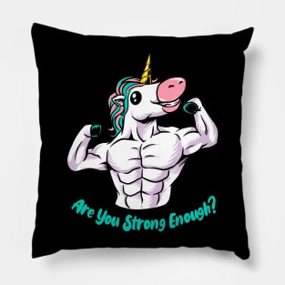 badass unicorn Pillow