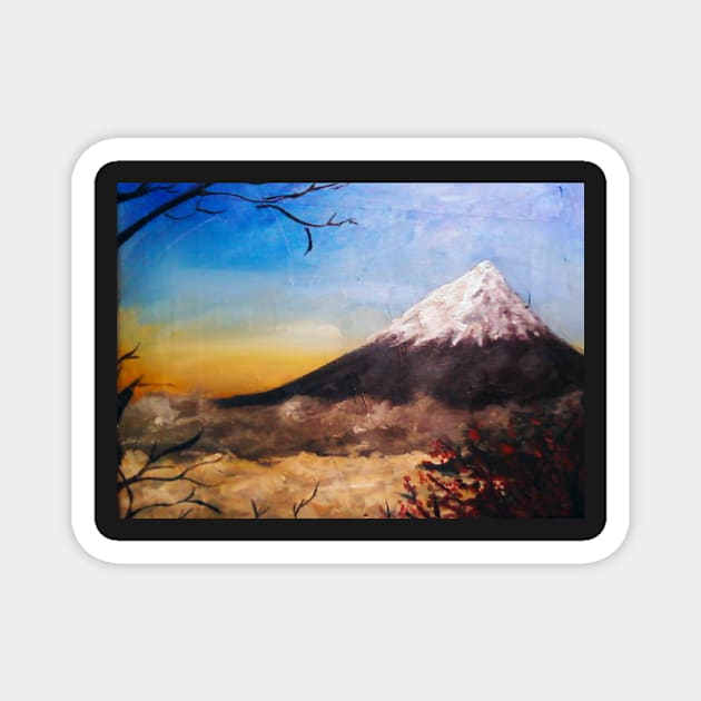 Mt. Fujiyama Magnet by YaebaArts