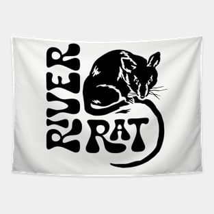 River Rat - Black Rat Tapestry