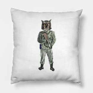 Steampunk Bad Wolf Police Pillow