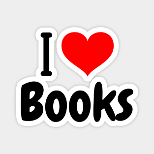 I Love Books Magnet