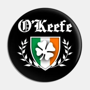 O'Keefe Shamrock Crest Pin