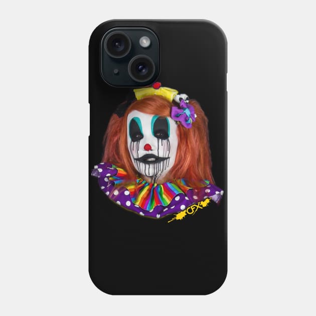 Tesazombie the Clown - Red Hair Variant Phone Case by CFXMasks
