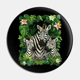 Zebra Hierarchical Herds Pin