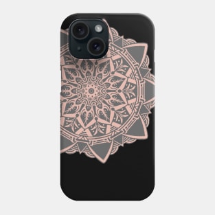 Leafy Pink Mandala Phone Case