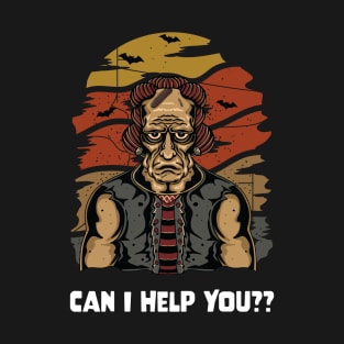 Halloween Frankenstein Monster Can I Help You?? T-Shirt