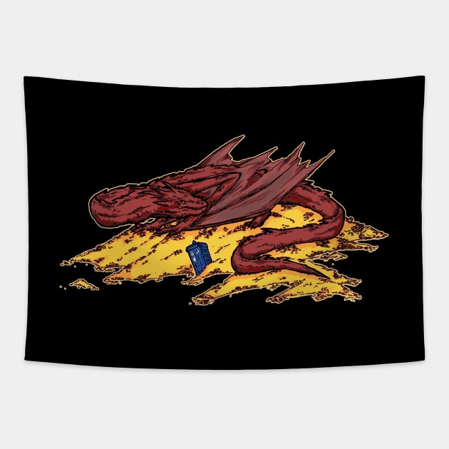 Smaug's treasure Tapestry by ArryDesign