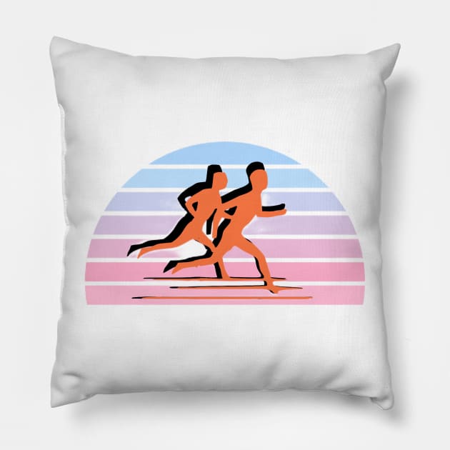 Fun Run Marathon Pillow by GoodyL