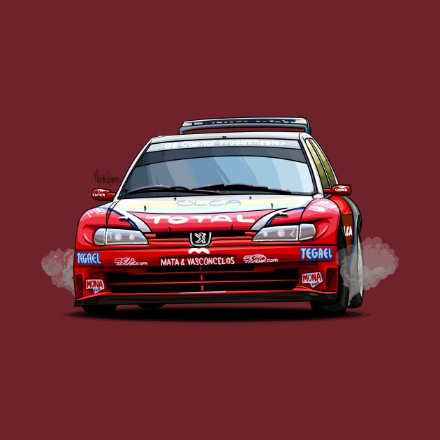 Peugeot 306 Maxi Kitcar Total by Mario Ramos Rally Art