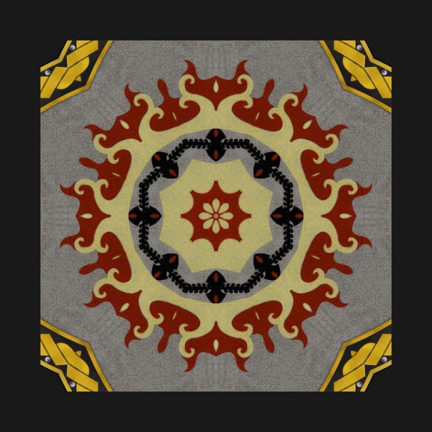 Ornate Kaleidoscope based on Crimson Defiance (Seamless) 7 by Swabcraft