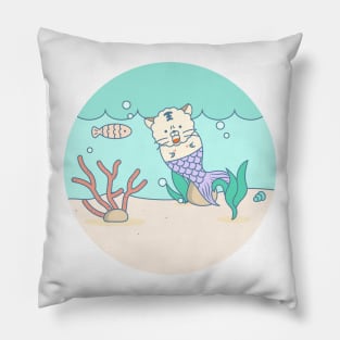 Little Mermaid in the Water Pillow