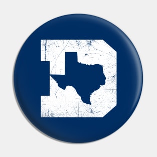 Dallas Texas D - Navy Pin