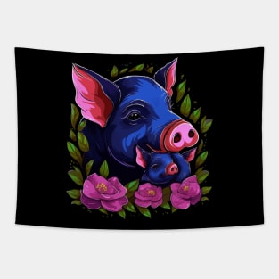 Pot-Bellied Pig Mothers Day Tapestry