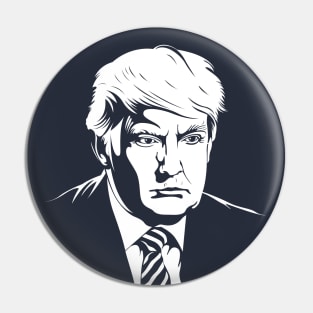 Serious Trump Pin