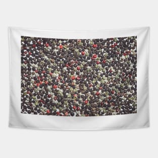 Color pepper background Tapestry