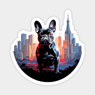 French Bulldog Dog Pet Animal Beauty Nature City Discovery Magnet