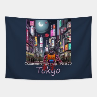 Japan Shibuya Commemorative Photo in TOKYO by Kana Kanjin Tapestry