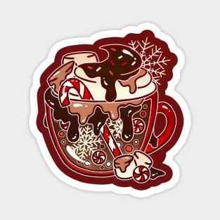 Peppermint Hot Chocolate Magnet