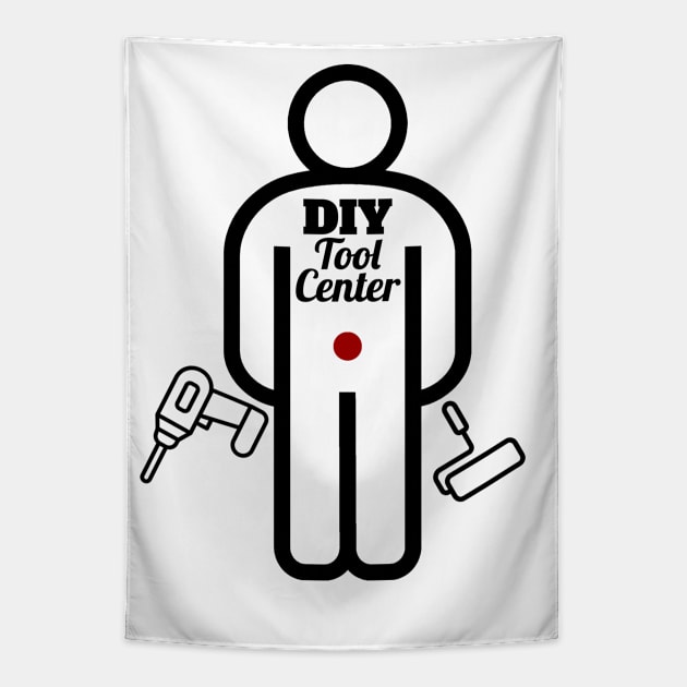 DIY Tool Man Tapestry by ToolCenterTshirts