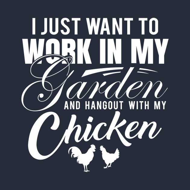 'Hangout With My Chickens' Clever Chicken Garden Gift by ourwackyhome