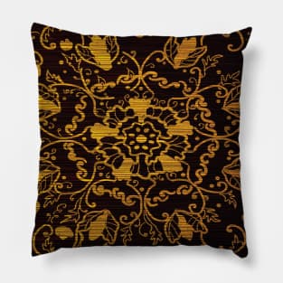 Golden Garden Pillow