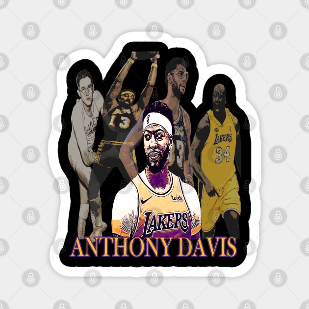 Anthony Davis, Lakers Centers Magnet by IronLung Designs