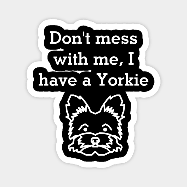 Yorkie flex Magnet by Six Gatsby