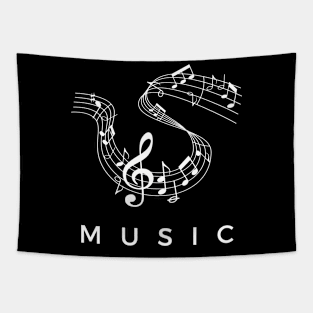 Music Notes Tapestry