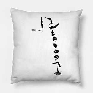 Diving man Pillow