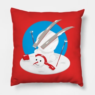 Clumsy Christmas snowman Pillow