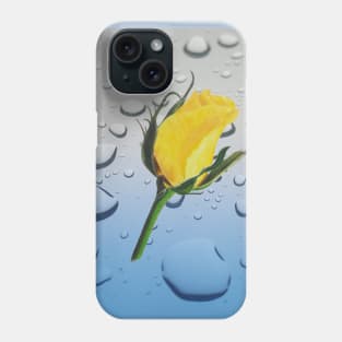 Yellow Rose bud for friendship Phone Case