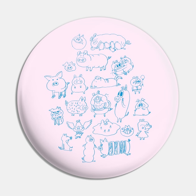 Party of pigs Pin by dzhou