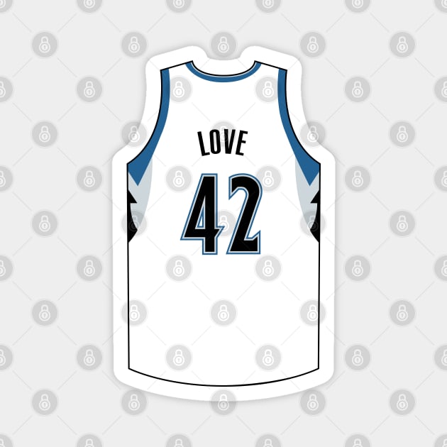 Kevin Love Minnesota Jersey Qiangy Magnet by qiangdade