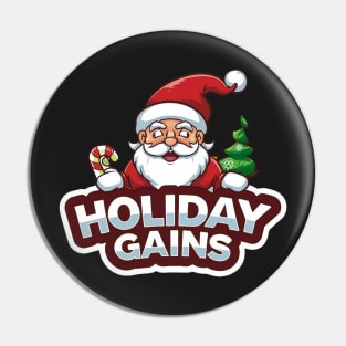 Festive Fitness: Santa’s Holiday Gains Pin