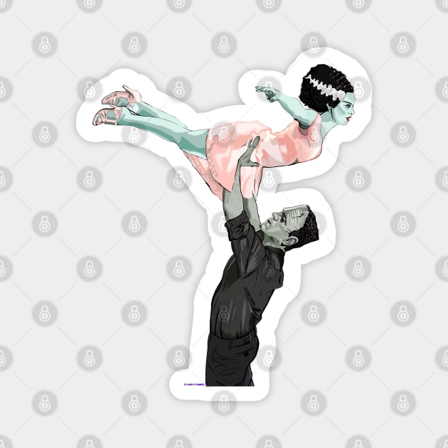 Dirty Dancing Frankenstein Magnet by FanboyMuseum