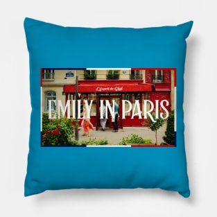 L’Esprit de Gigi: Emily in Paris Title Card [Season 3] Pillow