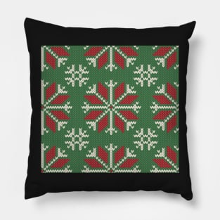 Knitted Christmas jacquard Pillow