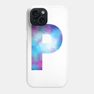 Letter P galaxy Phone Case
