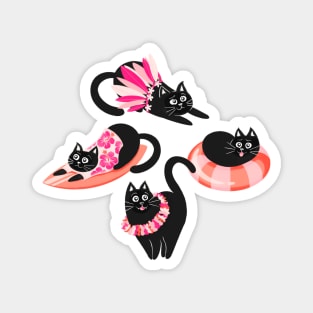 Purrfect Pink Purradise Magnet