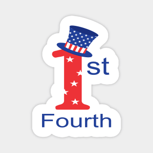 First Fourth - July 4th for Babies Magnet