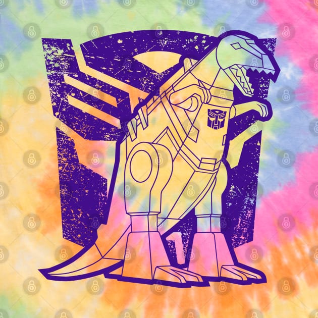 GROOVY GRIMLOCK - GEN 1 - tie dye by ROBZILLA