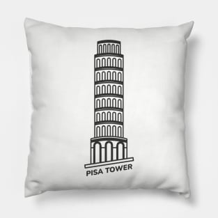 Pisa Tower Pillow